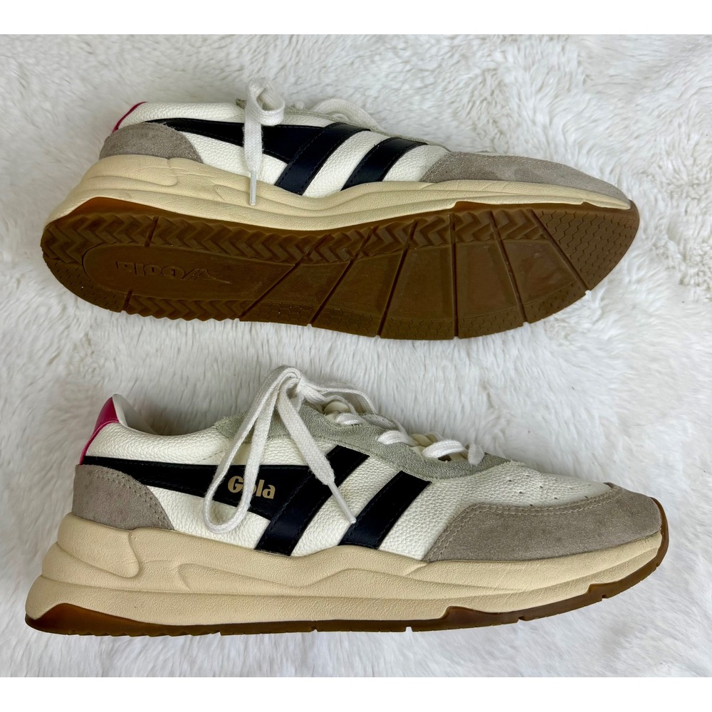 Gola Saturn Quadrant Womens Size 9.5 Sneakers Retro Sporty Streetwear Scandi - Picture 4 of 10